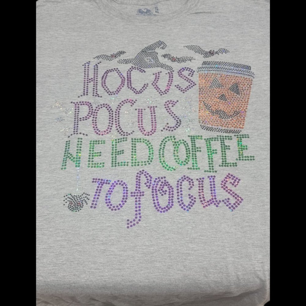 NWT Womans XL HocusPocus Coffee T Shirt